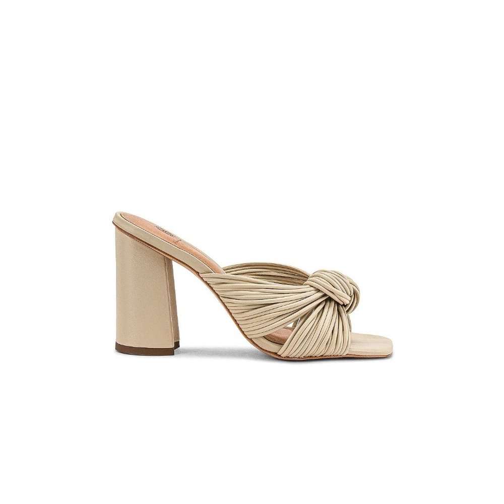 House of Harlow 1960 x REVOLVE Multi Strap Knotted Sandal Ivory 8 New with box - Picture 1 of 14